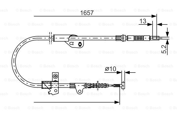 BOSCH Vaijeri, seisontajarru 1 987 477 753