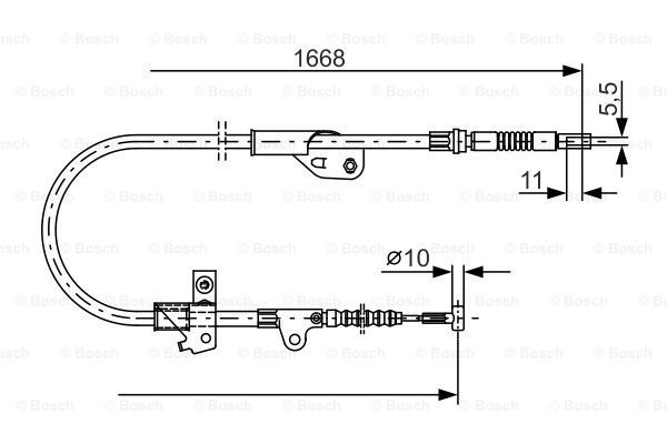 BOSCH Vaijeri, seisontajarru 1 987 477 755