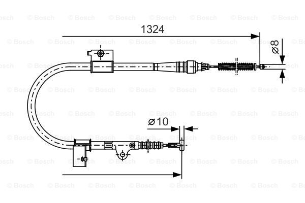 BOSCH Vaijeri, seisontajarru 1 987 477 756