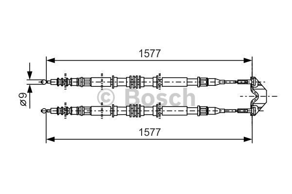 BOSCH Vaijeri, seisontajarru 1 987 477 767