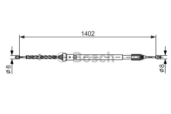 BOSCH Vaijeri, seisontajarru 1 987 477 784