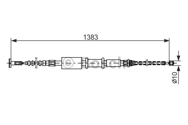 BOSCH Vaijeri, seisontajarru 1 987 477 826