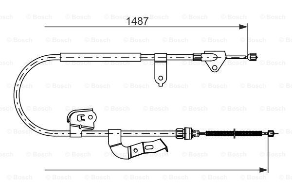 BOSCH Vaijeri, seisontajarru 1 987 477 952