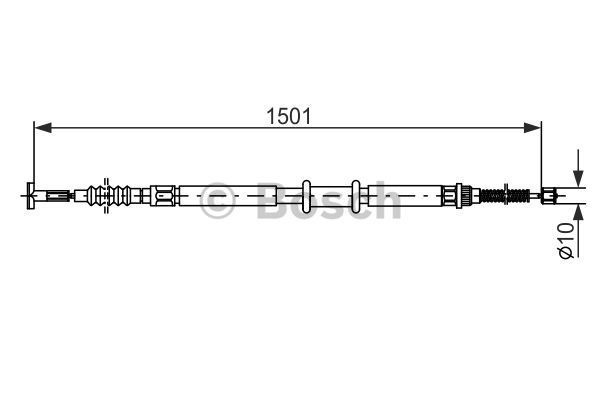 BOSCH Vaijeri, seisontajarru 1 987 477 969