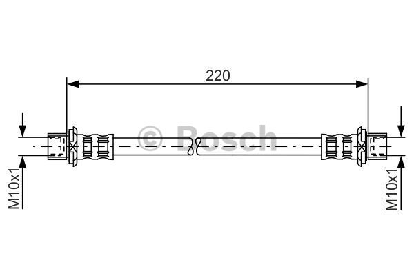 BOSCH Jarruletku 1 987 481 132