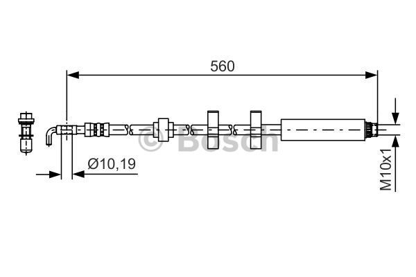 BOSCH Jarruletku 1 987 481 406