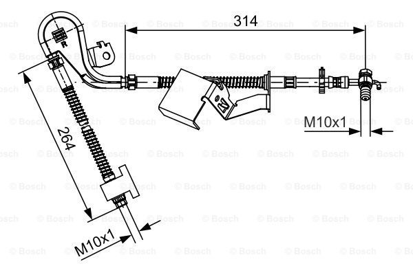 BOSCH Jarruletku 1 987 481 469