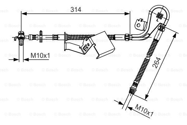 BOSCH Jarruletku 1 987 481 470