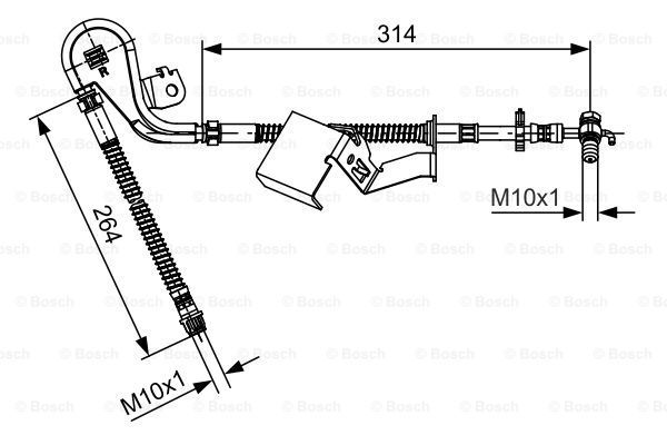 BOSCH Jarruletku 1 987 481 471