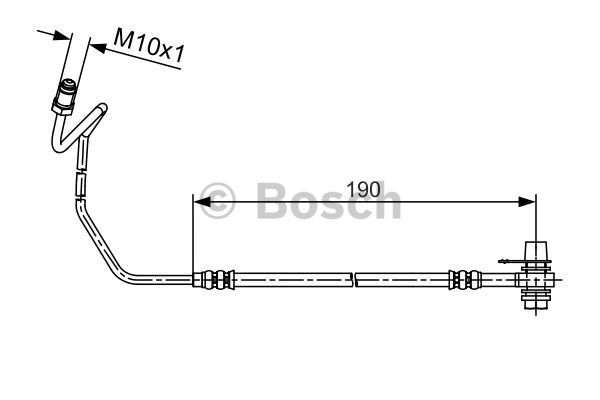 BOSCH Jarruletku 1 987 481 535