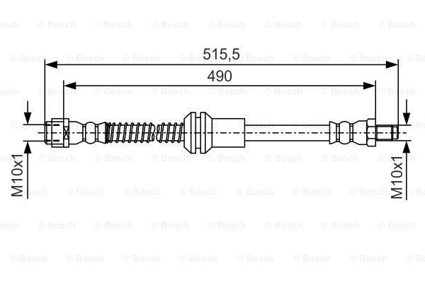 BOSCH Jarruletku 1 987 481 721