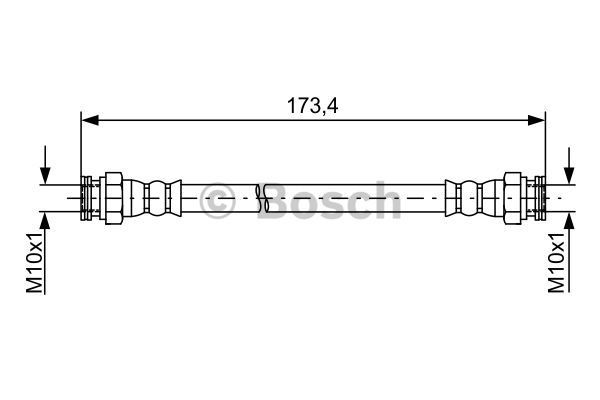 BOSCH Jarruletku 1 987 481 858