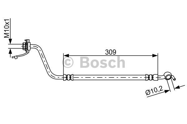 BOSCH Jarruletku 1 987 481 878