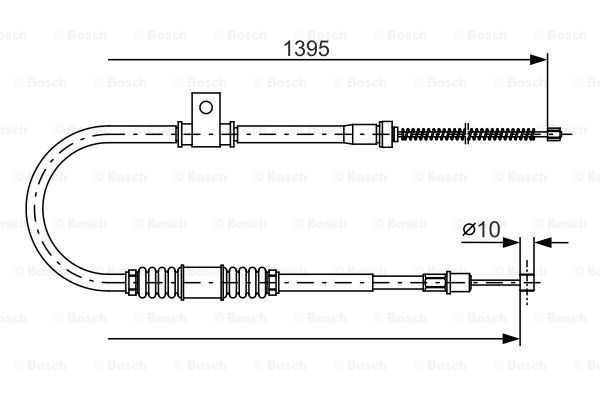 BOSCH Vaijeri, seisontajarru 1 987 482 062