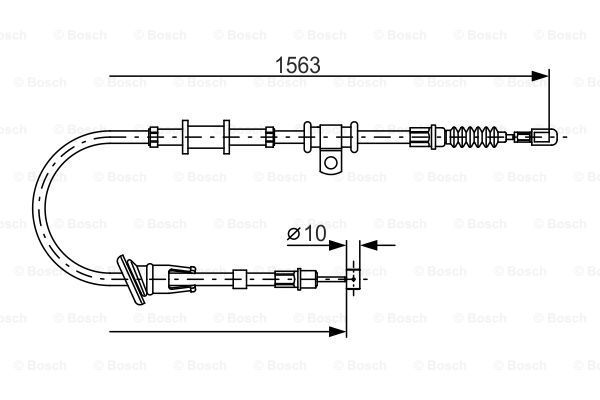 BOSCH Vaijeri, seisontajarru 1 987 482 064