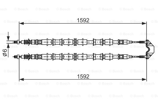 BOSCH Vaijeri, seisontajarru 1 987 482 102