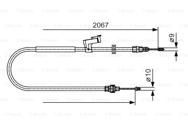 BOSCH Vaijeri, seisontajarru 1 987 482 134