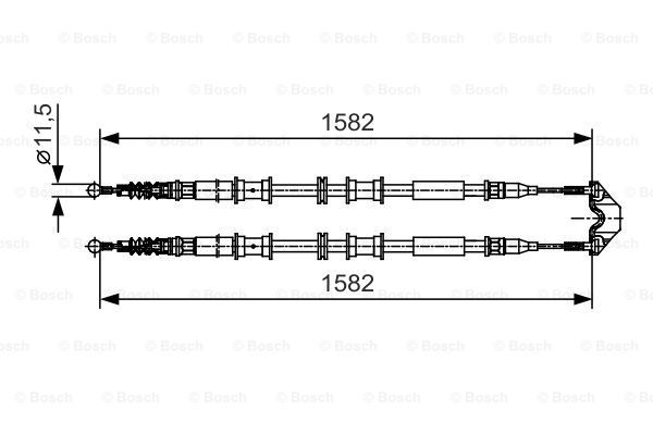 BOSCH Vaijeri, seisontajarru 1 987 482 138