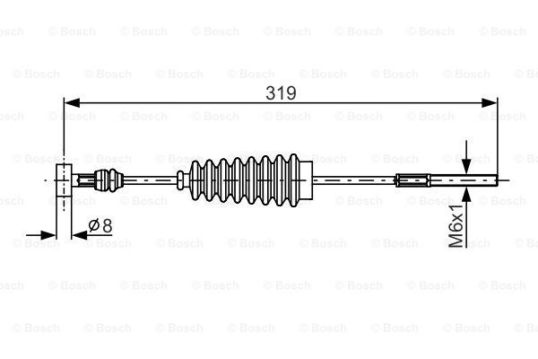 BOSCH Vaijeri, seisontajarru 1 987 482 157