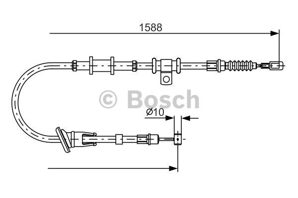 BOSCH Vaijeri, seisontajarru 1 987 482 245