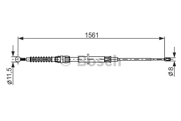 BOSCH Vaijeri, seisontajarru 1 987 482 264