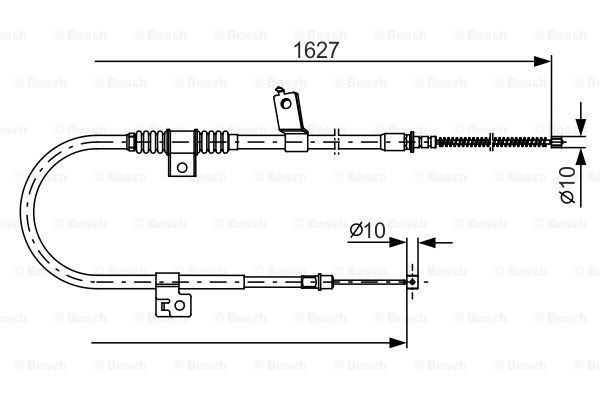 BOSCH Vaijeri, seisontajarru 1 987 482 274