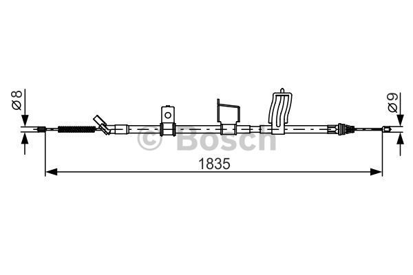 BOSCH Vaijeri, seisontajarru 1 987 482 341