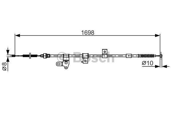 BOSCH Vaijeri, seisontajarru 1 987 482 346