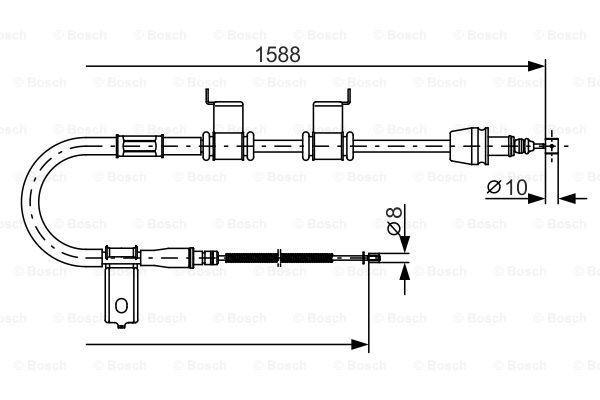 BOSCH Vaijeri, seisontajarru 1 987 482 358