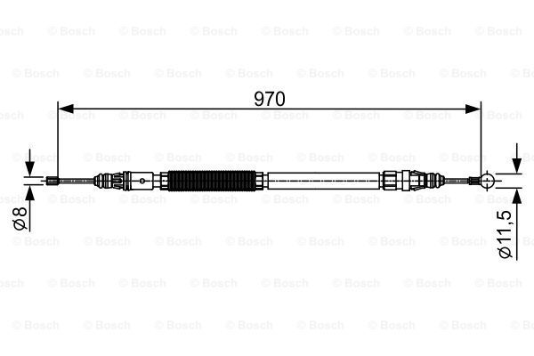 BOSCH Vaijeri, seisontajarru 1 987 482 429