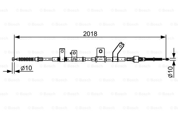 BOSCH Vaijeri, seisontajarru 1 987 482 516