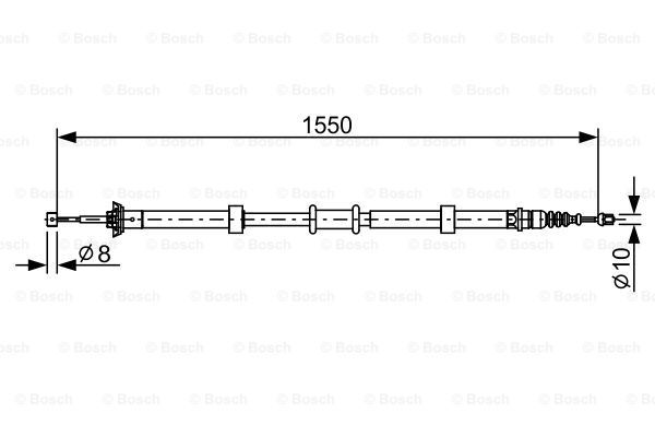 BOSCH Vaijeri, seisontajarru 1 987 482 527