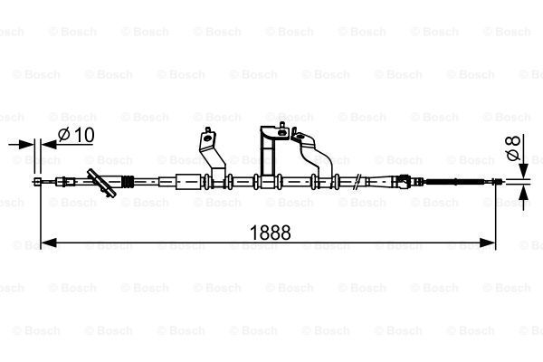 BOSCH Vaijeri, seisontajarru 1 987 482 532