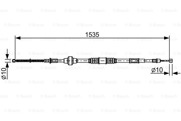 BOSCH Vaijeri, seisontajarru 1 987 482 533