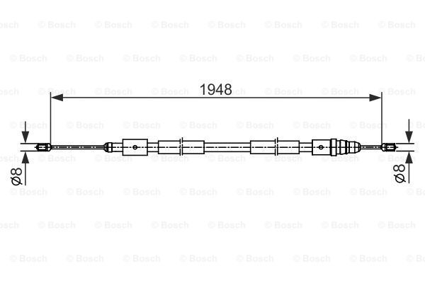 BOSCH Vaijeri, seisontajarru 1 987 482 541