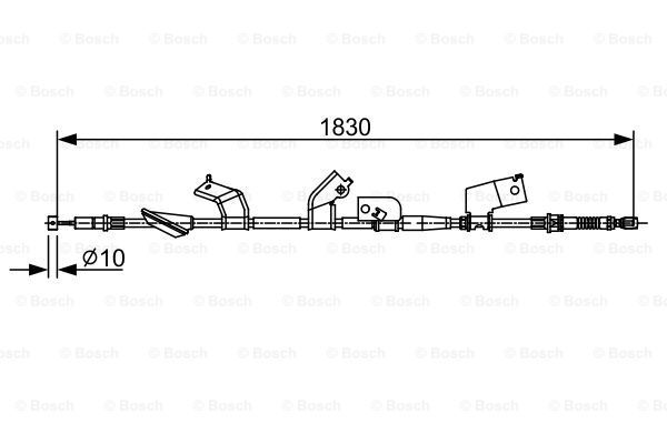 BOSCH Vaijeri, seisontajarru 1 987 482 577