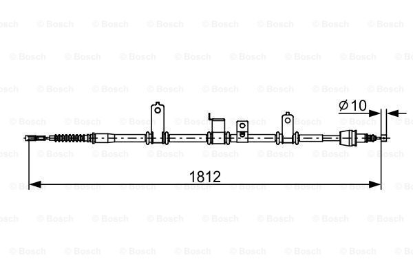 BOSCH Vaijeri, seisontajarru 1 987 482 615