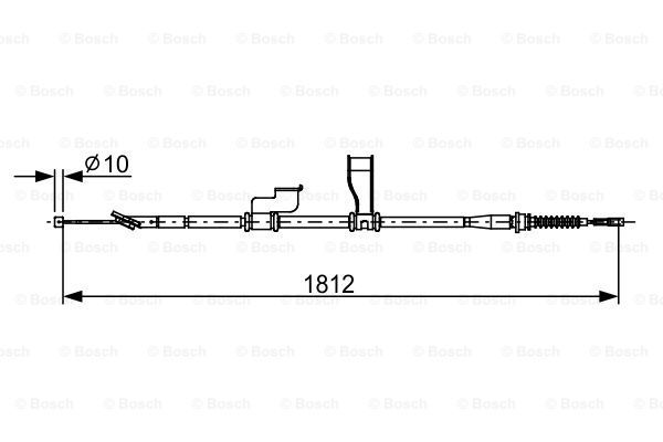 BOSCH Vaijeri, seisontajarru 1 987 482 616