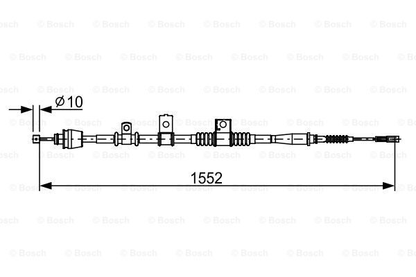 BOSCH Vaijeri, seisontajarru 1 987 482 620