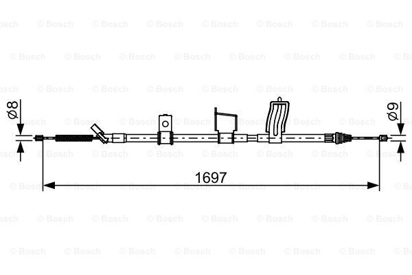 BOSCH Vaijeri, seisontajarru 1 987 482 628