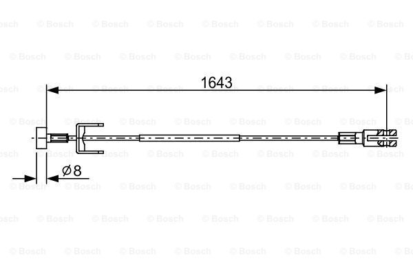 BOSCH Vaijeri, seisontajarru 1 987 482 634