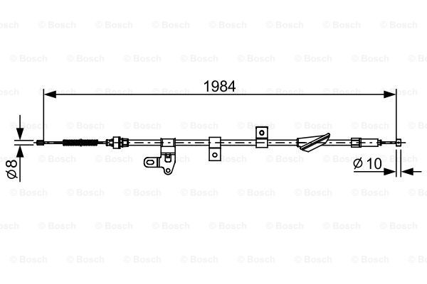 BOSCH Vaijeri, seisontajarru 1 987 482 650