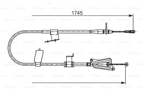 BOSCH Vaijeri, seisontajarru 1 987 482 731