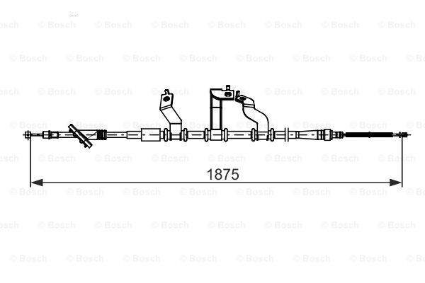 BOSCH Vaijeri, seisontajarru 1 987 482 742