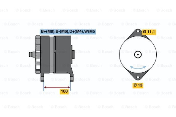 BOSCH Laturi 6 033 GB3 021