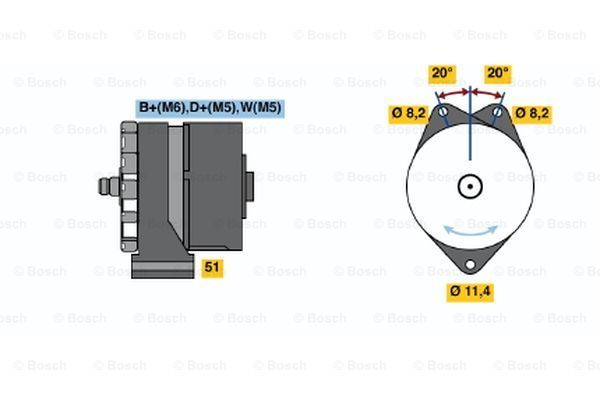 BOSCH Laturi 9 120 080 114