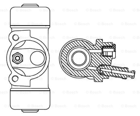 BOSCH Jarrusylinteri F 026 002 348