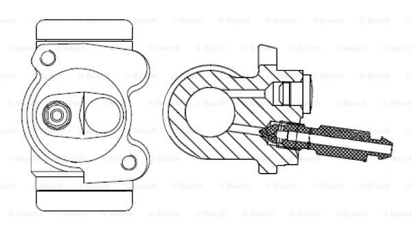 BOSCH Jarrusylinteri F 026 002 363