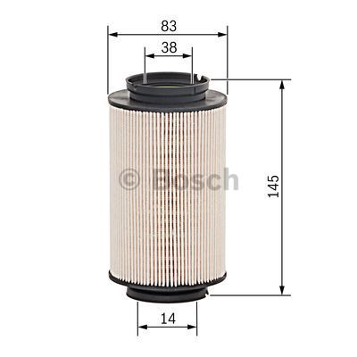 BOSCH Polttoainesuodatin F 026 402 012