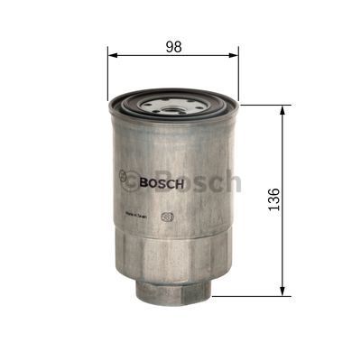 BOSCH Polttoainesuodatin F 026 402 831